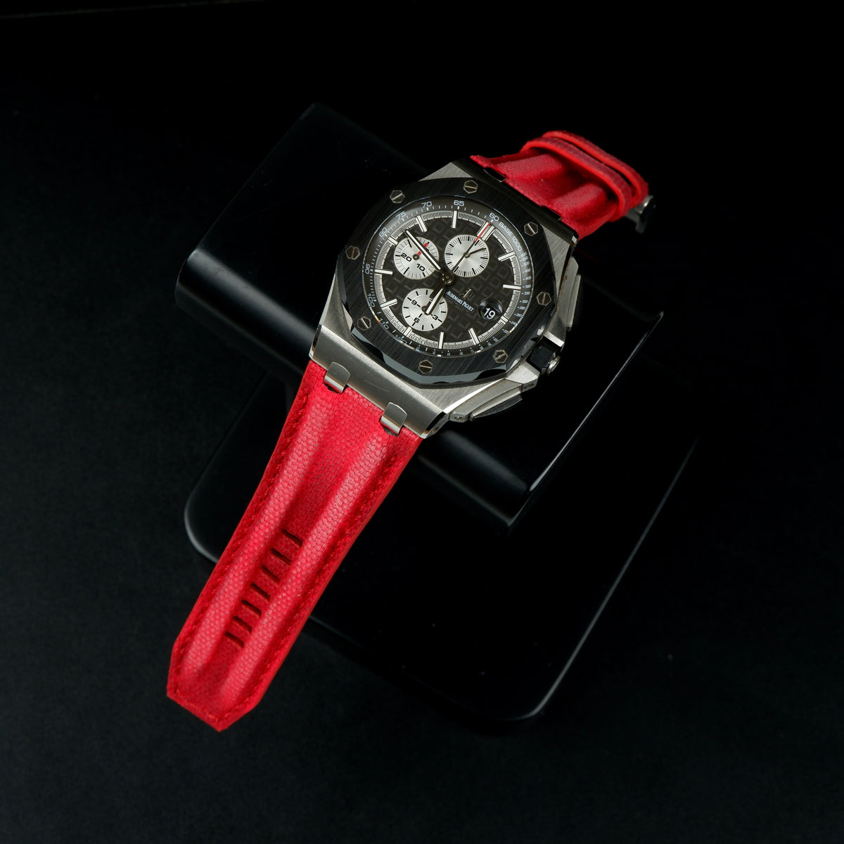 Ready Made Audemars Piguet 44mm Straps - AP Phantom Red for AP ROO 44mm