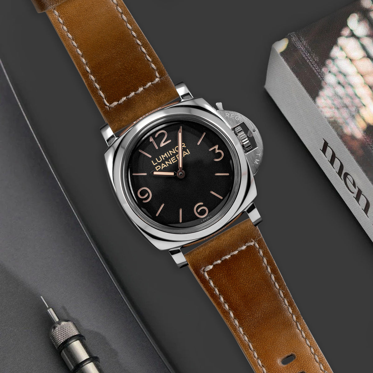Panerai Luminor Straps - Cashmere – Liger Straps