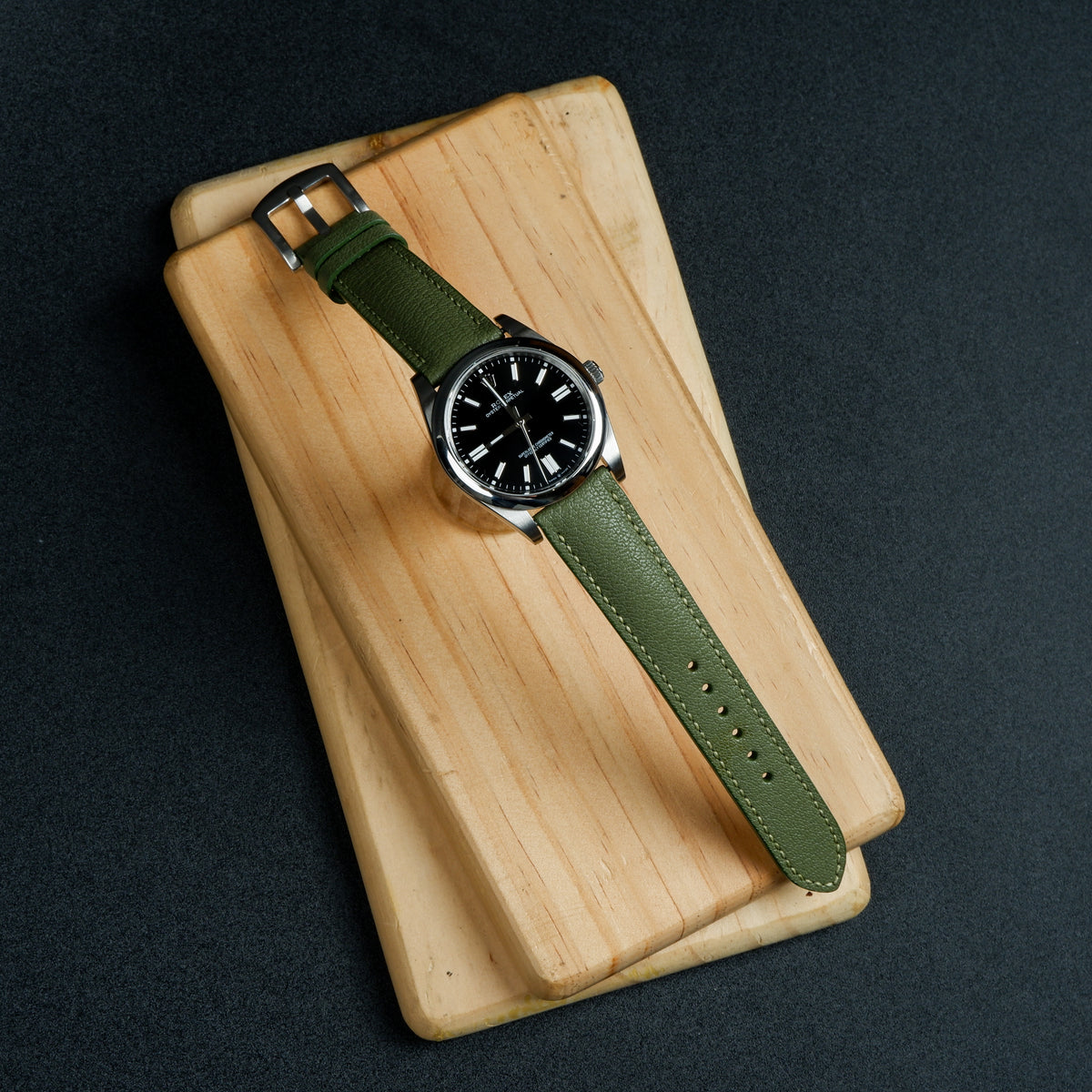 Rolex Oyster Perpetual Straps - Chevre Basil – Liger Straps