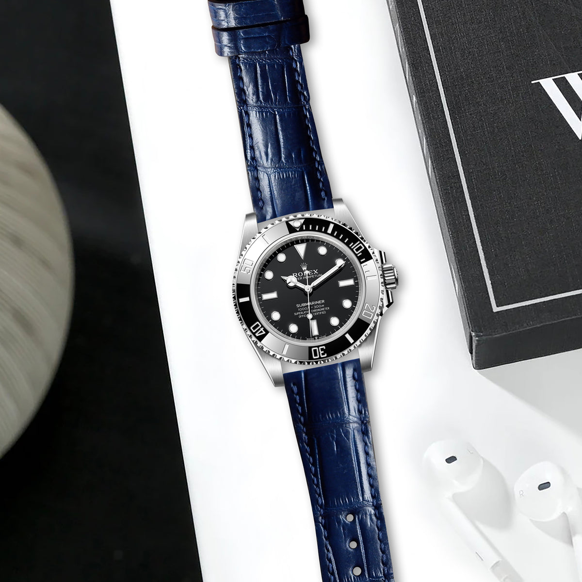 Rolex submariner cheap navy blue