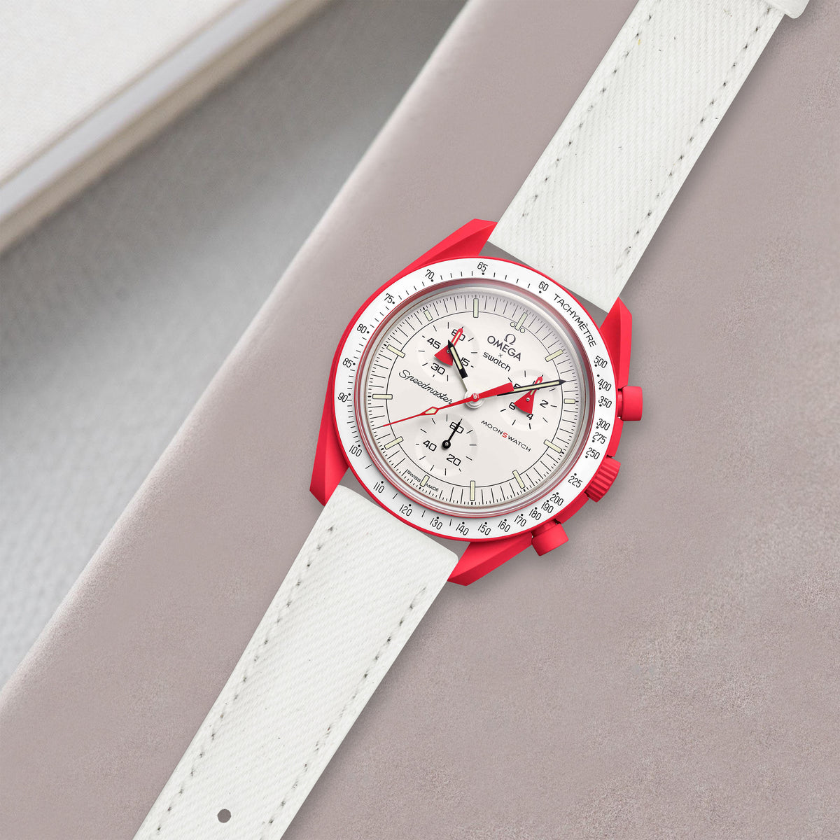 Omega MoonSwatch X Swatch Straps - Denim Blanc – Liger Straps