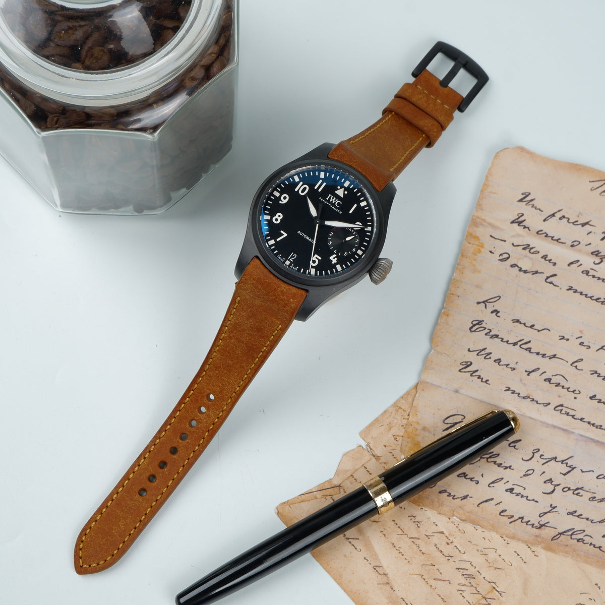 IWC レザーベルト 19mm ブラック　used IWC（レザーベルト）のフリマアイテム一覧