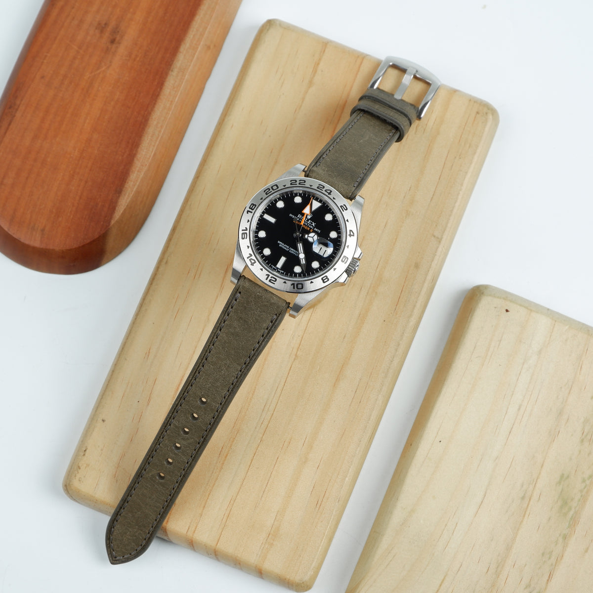 Rolex Explorer Straps - Diablo Grey – Liger Straps