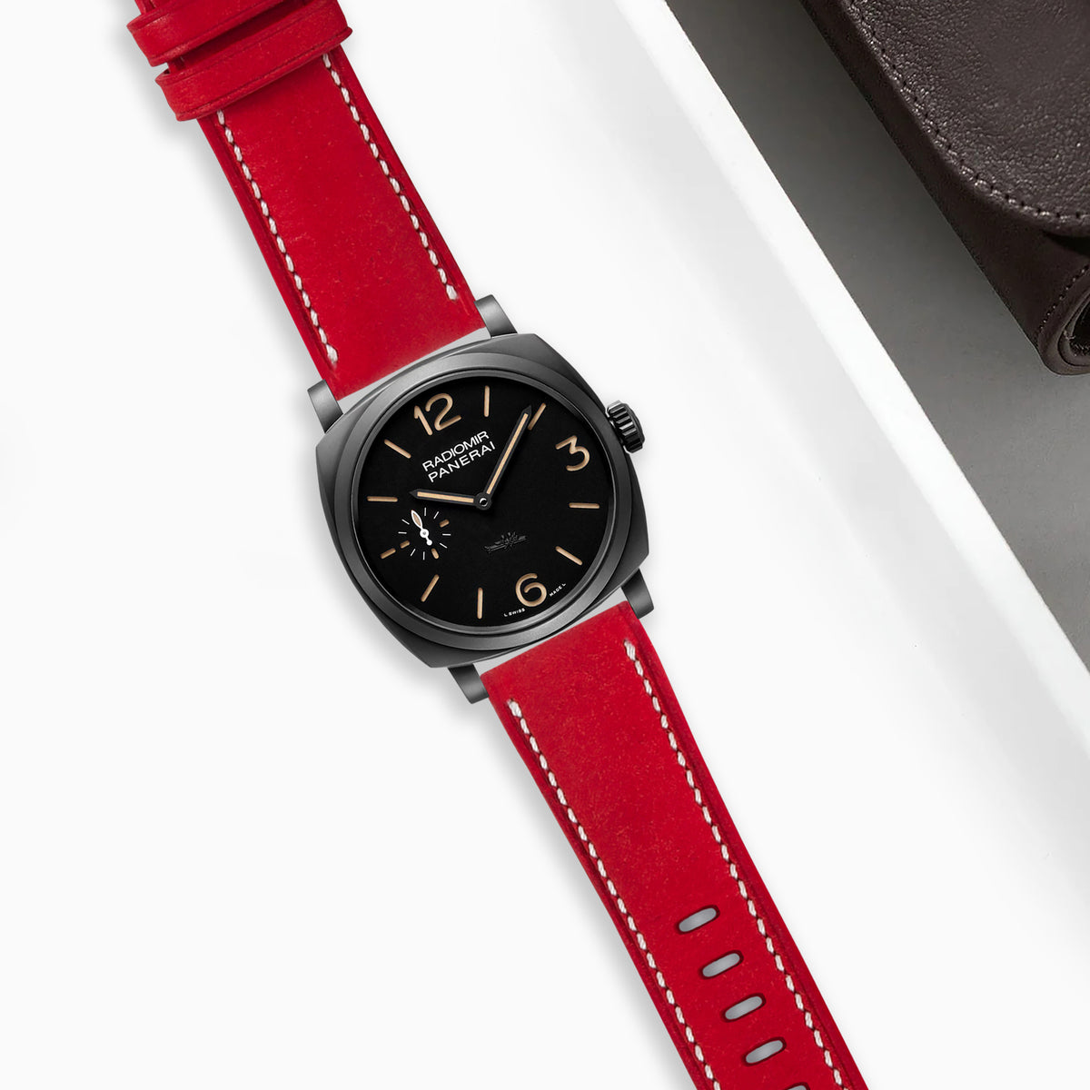 Panerai Radiomir 1940 Straps - Diablo Red – Liger Straps