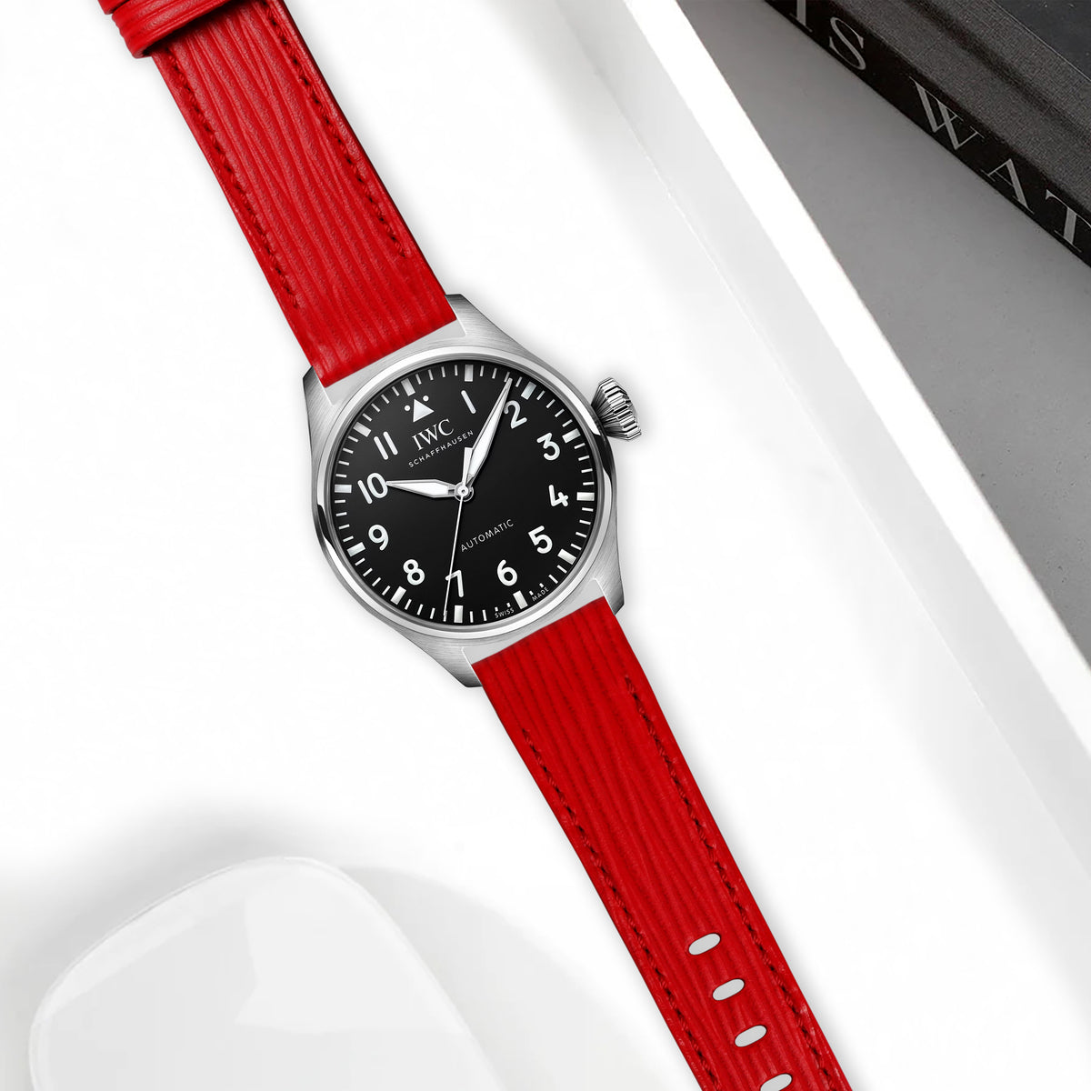 IWC Easx Change Straps - Epi Red – Liger Straps