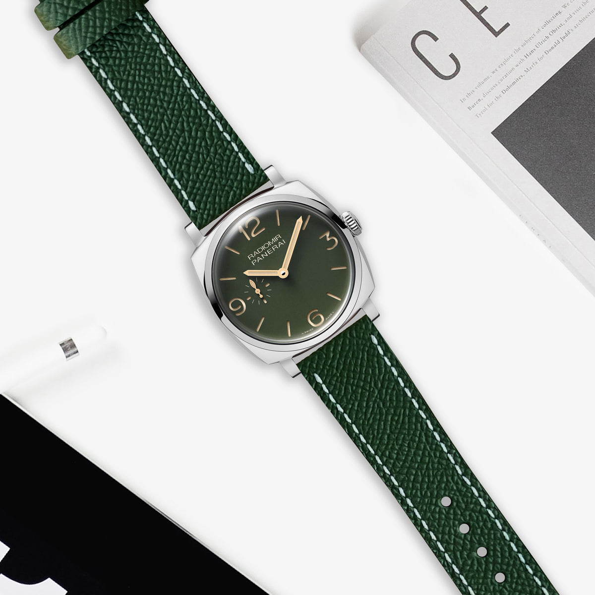 Panerai Radiomir 1940 Straps - Epsom Forest Green – Liger Straps