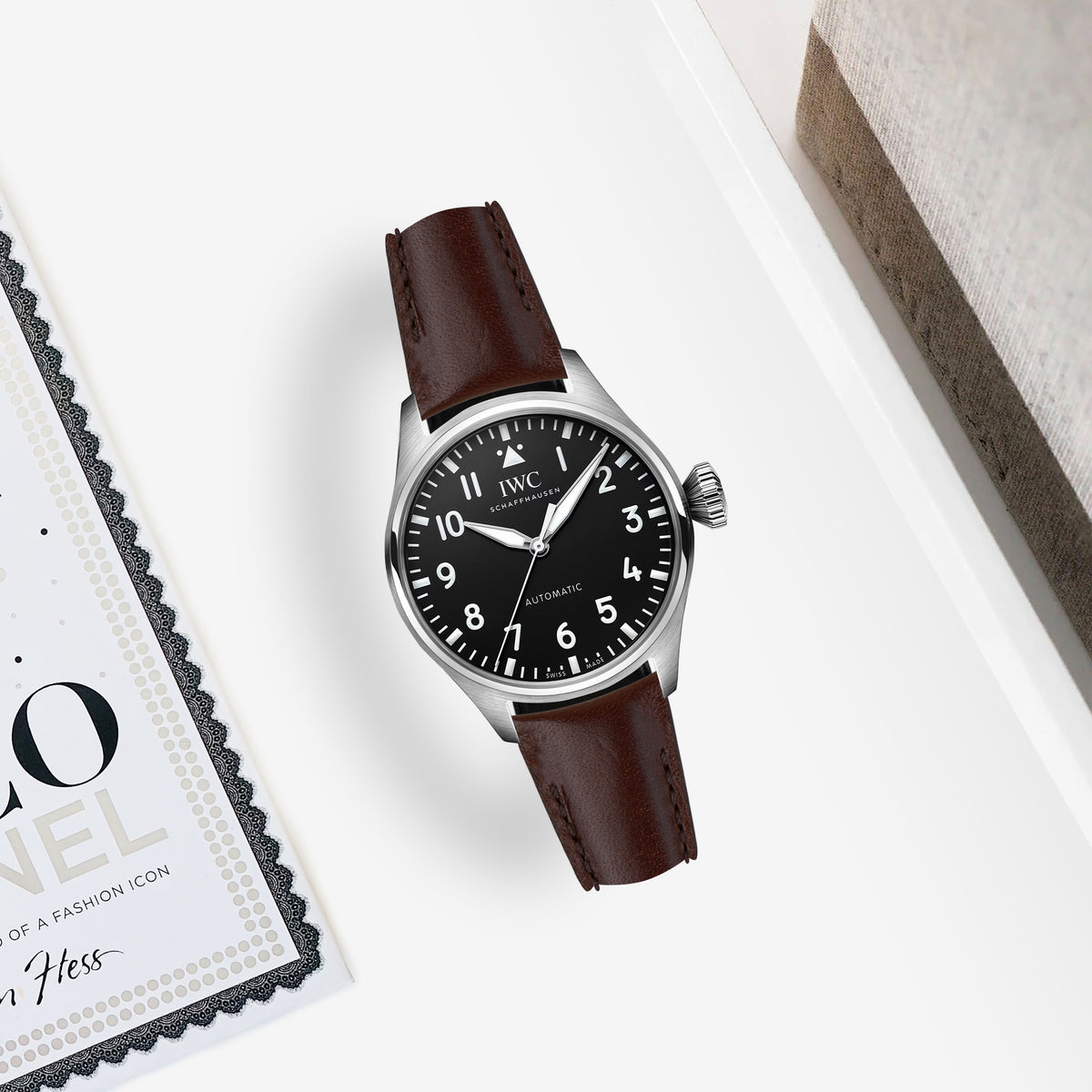 IWC Easx Change Straps Ghachos Walnut Liger Straps