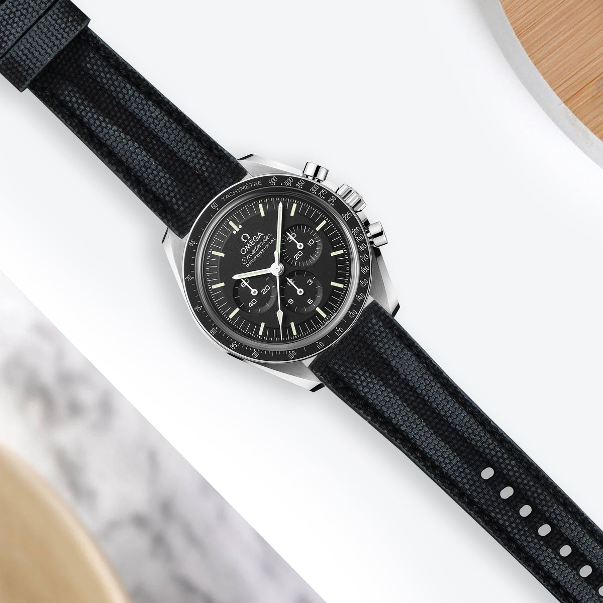 Omega Speedmaster Moonwatch - Phantom Black – Liger Straps