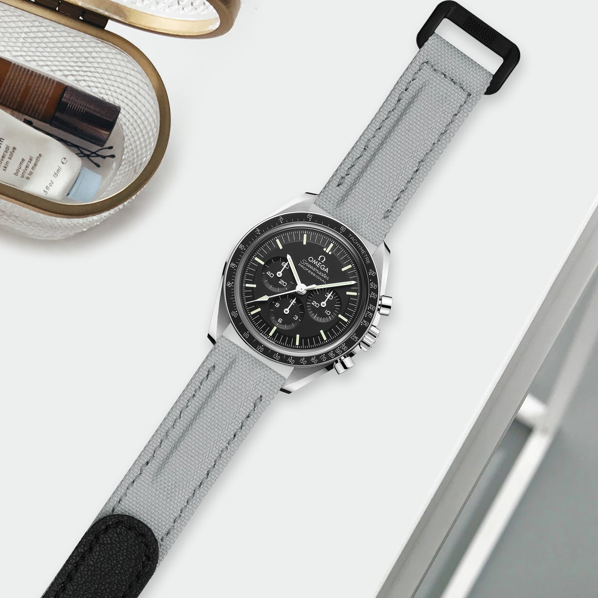 Omega Speedmaster Moonwatch Straps - Velcro Canvas Extreme Padded