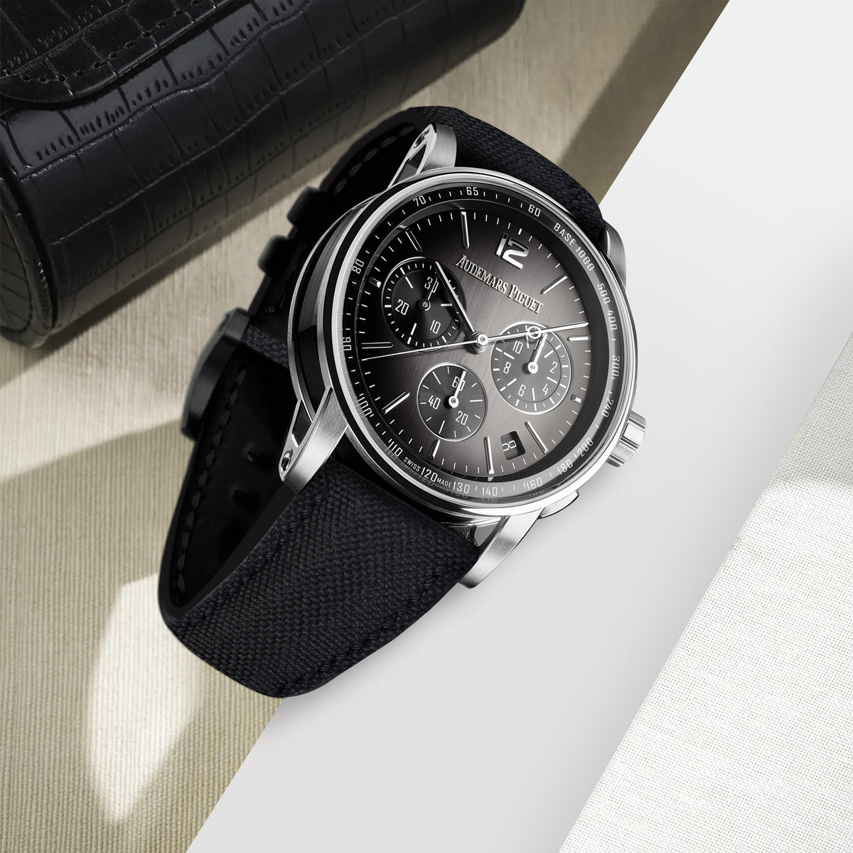 AP Code 11.59 Straps - AP Canvas Black – Liger Straps