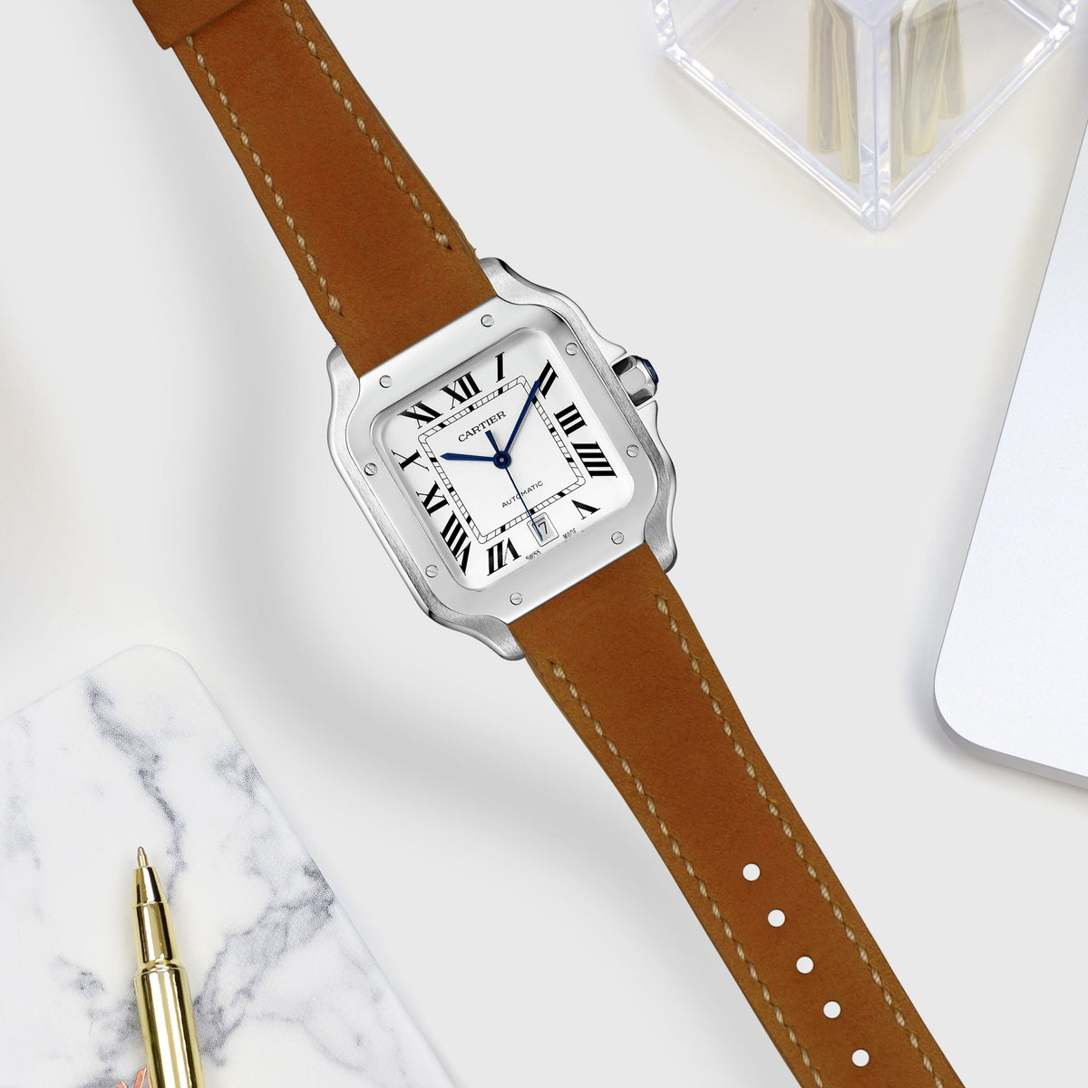 Cartier New Santos Quick Release Straps Assolutamente II – Liger