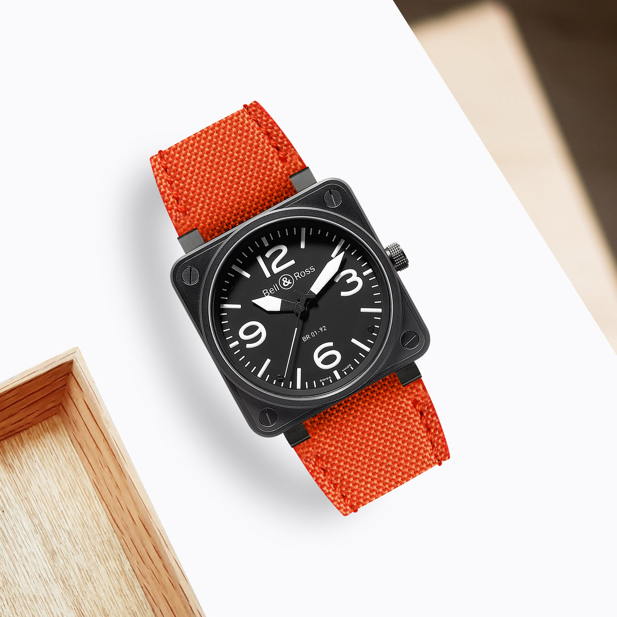 Bell Ross 01, 02, 03, BR X, BR S Straps - Canvas Orange – Liger Straps