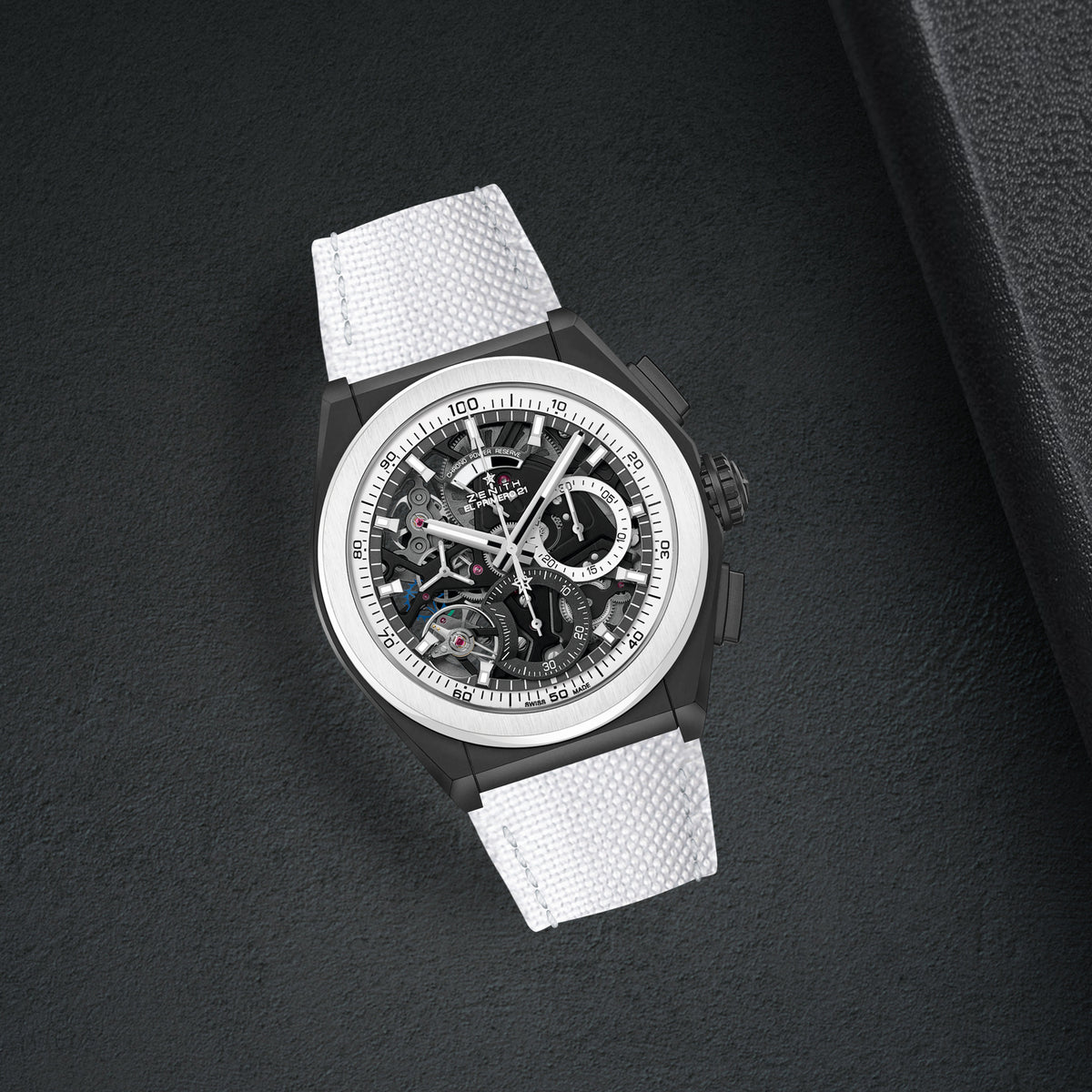 Zenith Defy Straps - Canvas White – Liger Straps