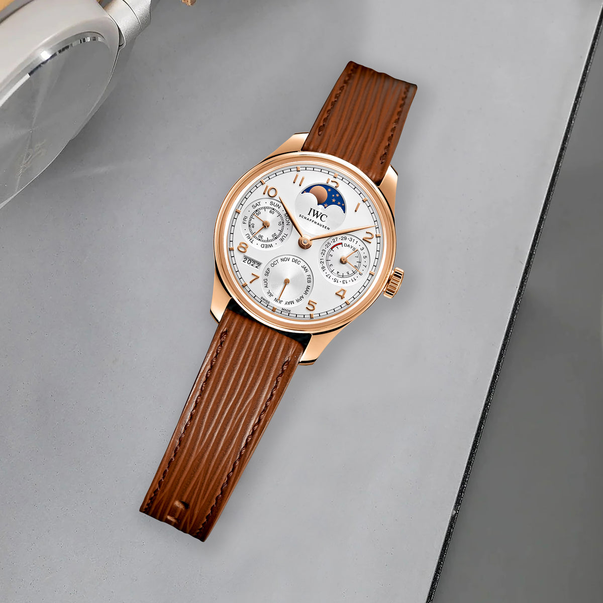 IWC Portugieser Straps - Epi Brown – Liger Straps