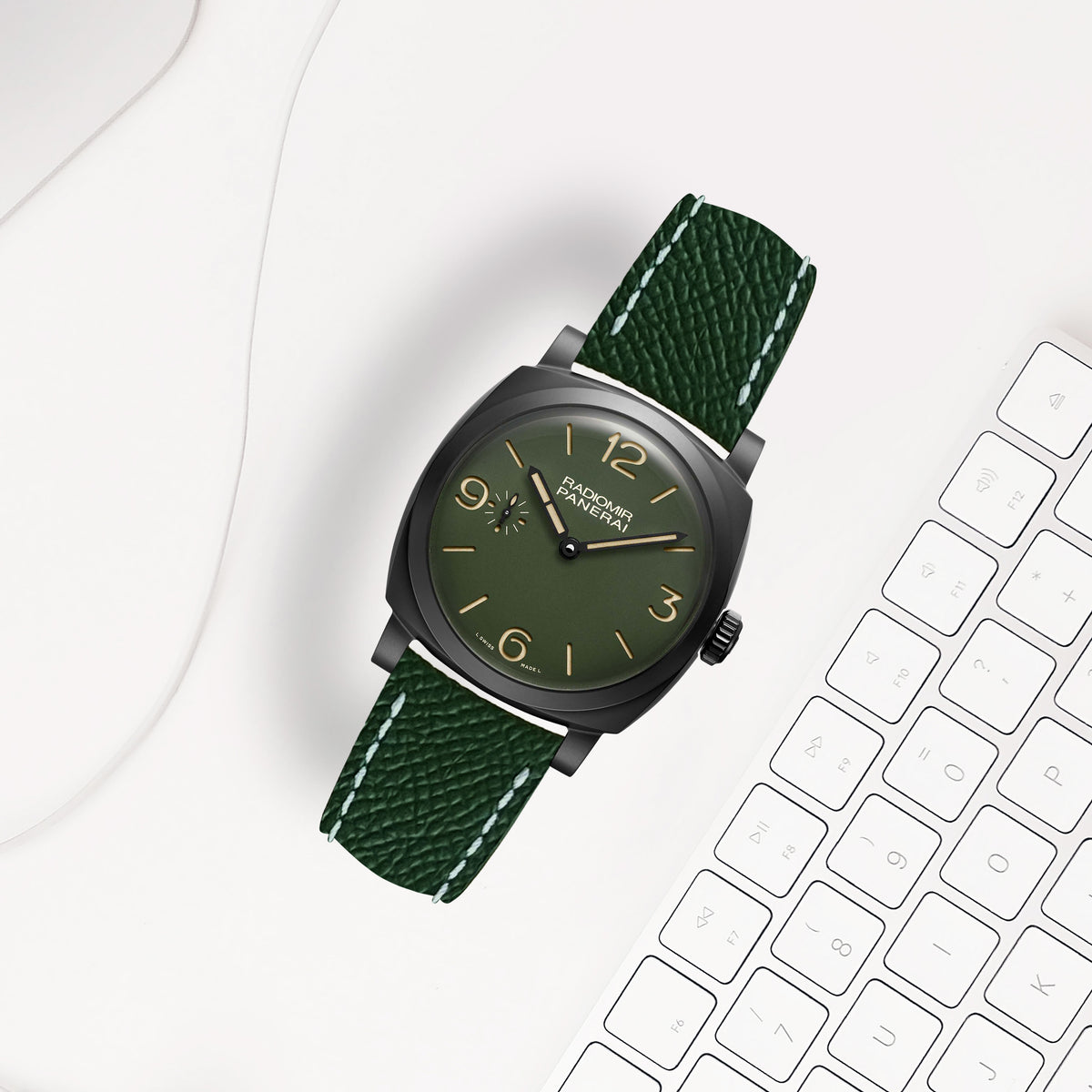 Panerai Radiomir 1940 Straps - Epsom Forest Green – Liger Straps