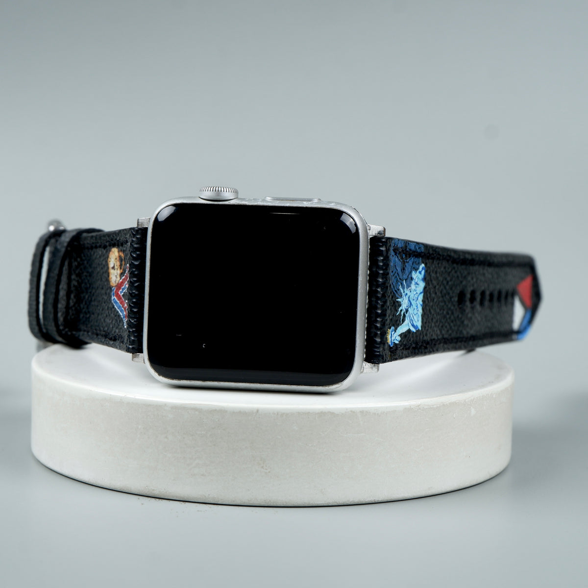 Apple Watch Straps - Louis Vuitton Graphite World Tour NYC