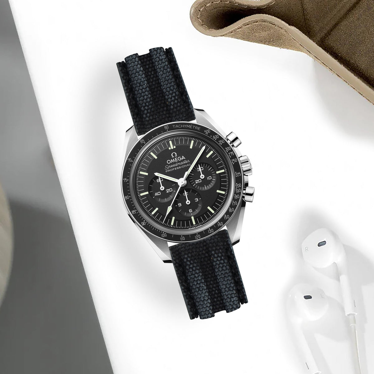 Omega Speedmaster Moonwatch - Phantom Black – Liger Straps