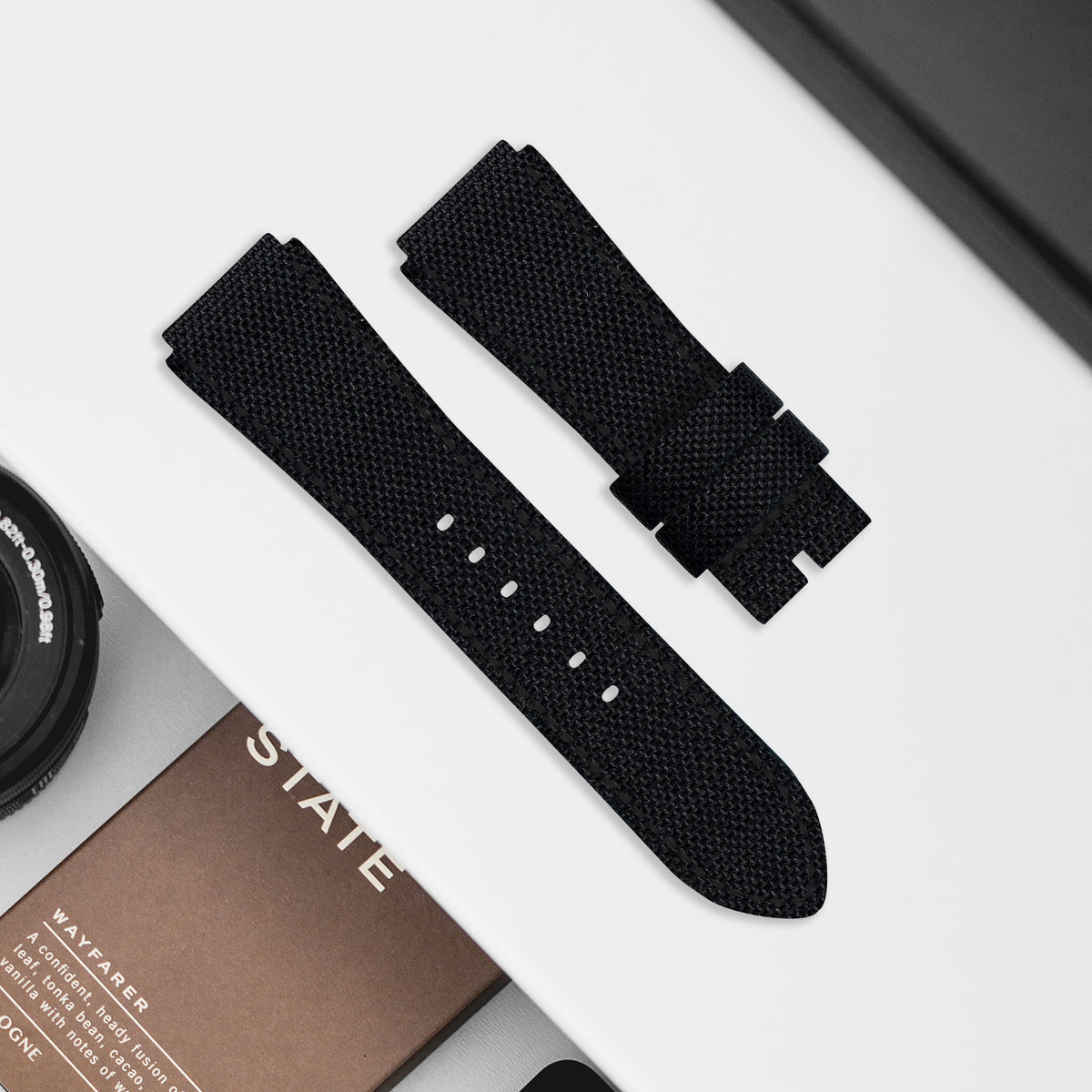 Zenith Defy Straps - Canvas Black – Liger Straps