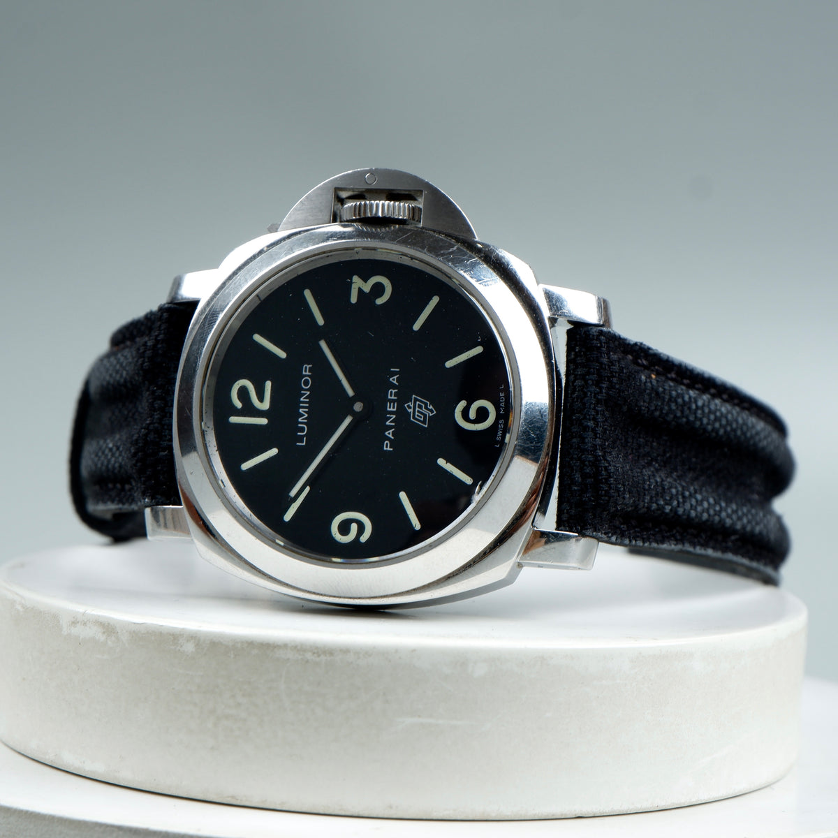 Panerai Luminor Straps - Canvas Black – Liger Straps