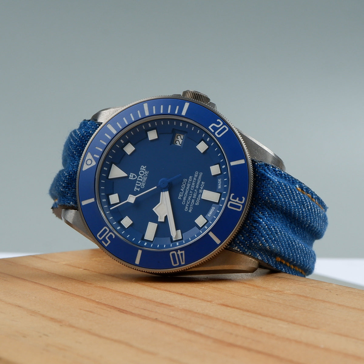 Curved End Straps Phantom Denim Liger Straps