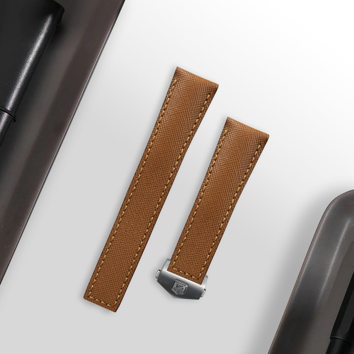 Tag Heuer Aquaracer Straps - Saffiano Gold – Liger Straps