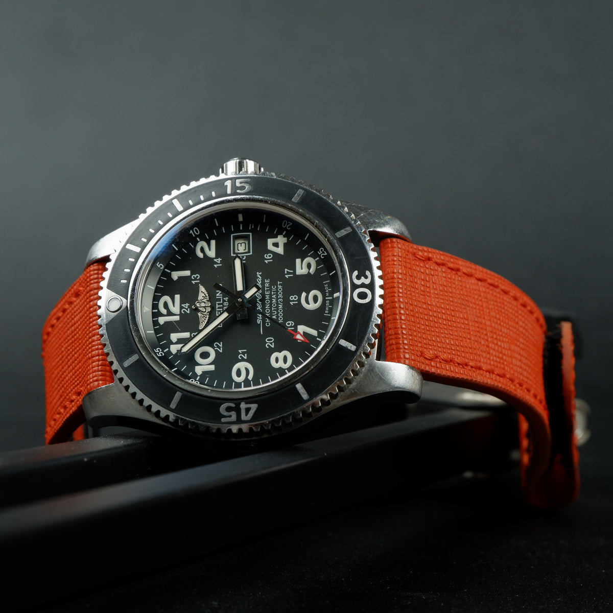 Breitling Superocean Breitling Orange Strap Orange Diver Pro