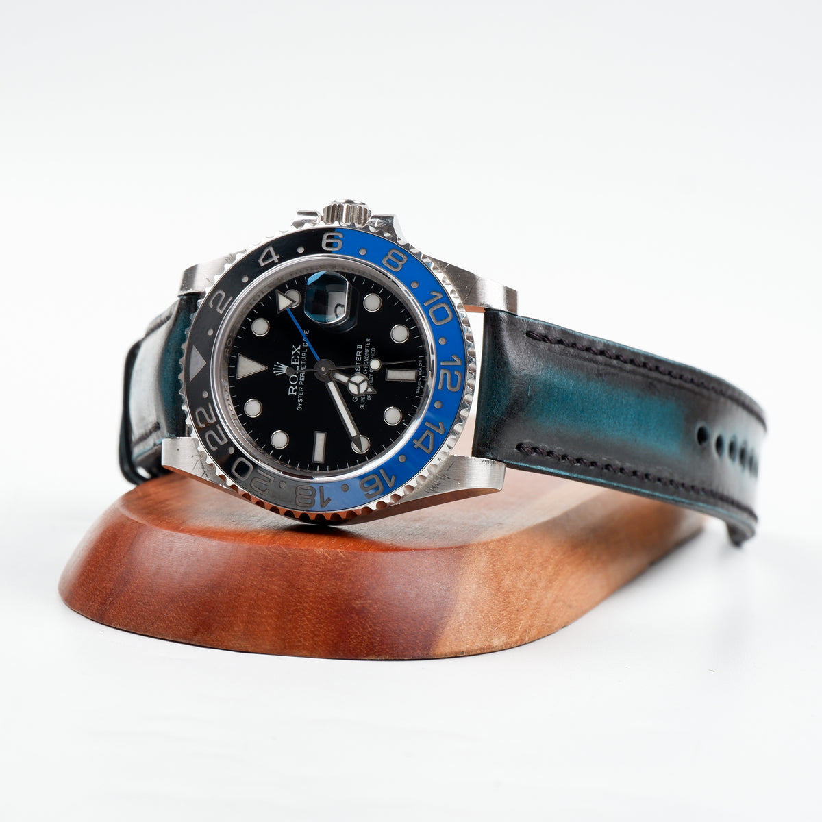 Rolex GMT Master II Batman Straps Wraith Blue Liger Straps