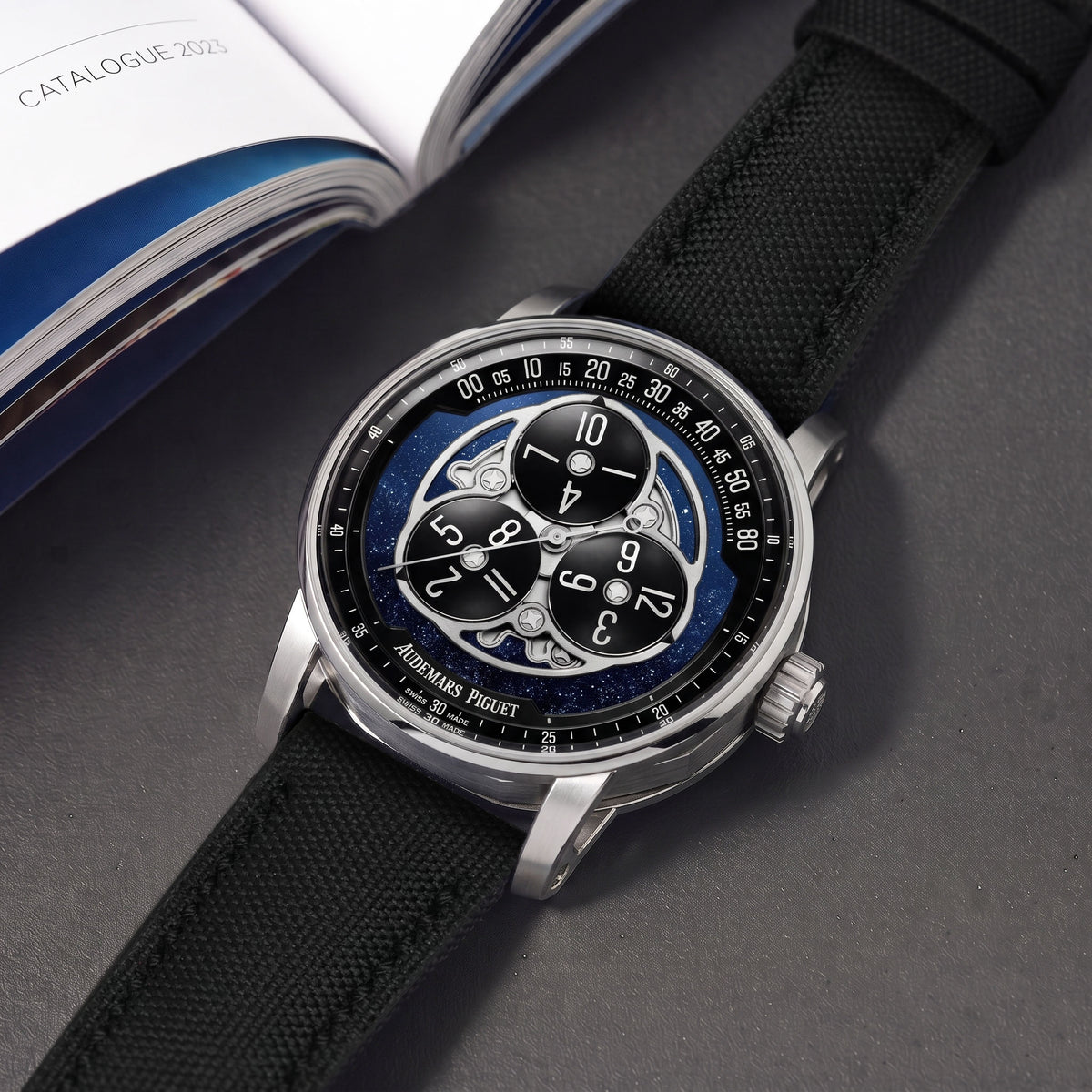 AP Code 11.59 Straps - AP Canvas Black – Liger Straps