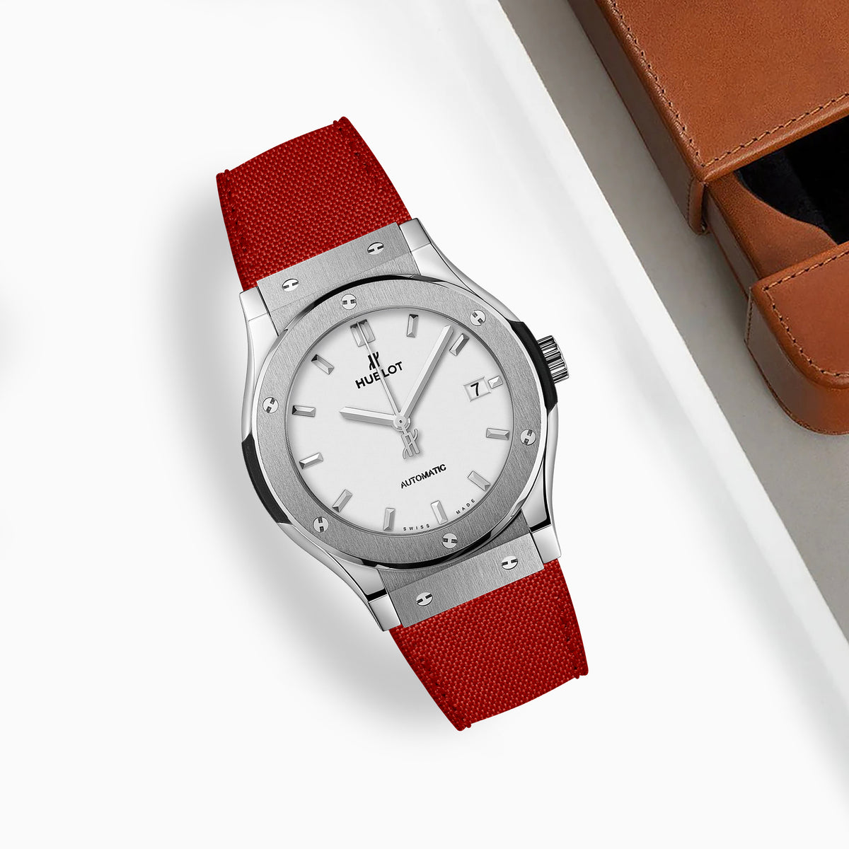 Hublot Classic Fusion Straps - Canvas Red – Liger Straps
