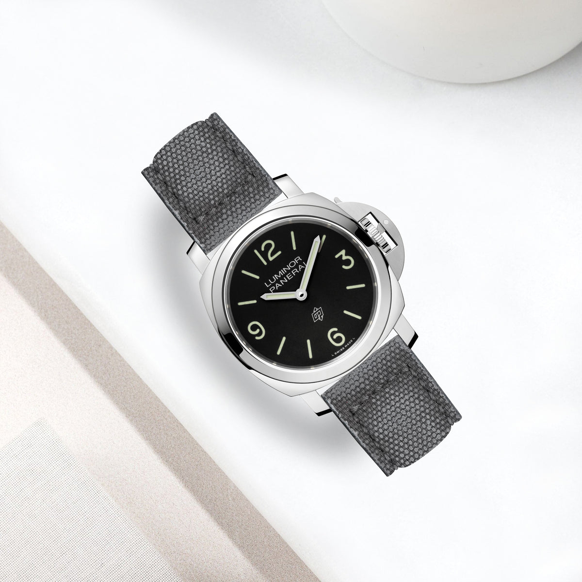パネライ　グレー　テキスタイルストラップ 新品未使用】パネライ PANERAI 純正 テキスタイル ストラップ