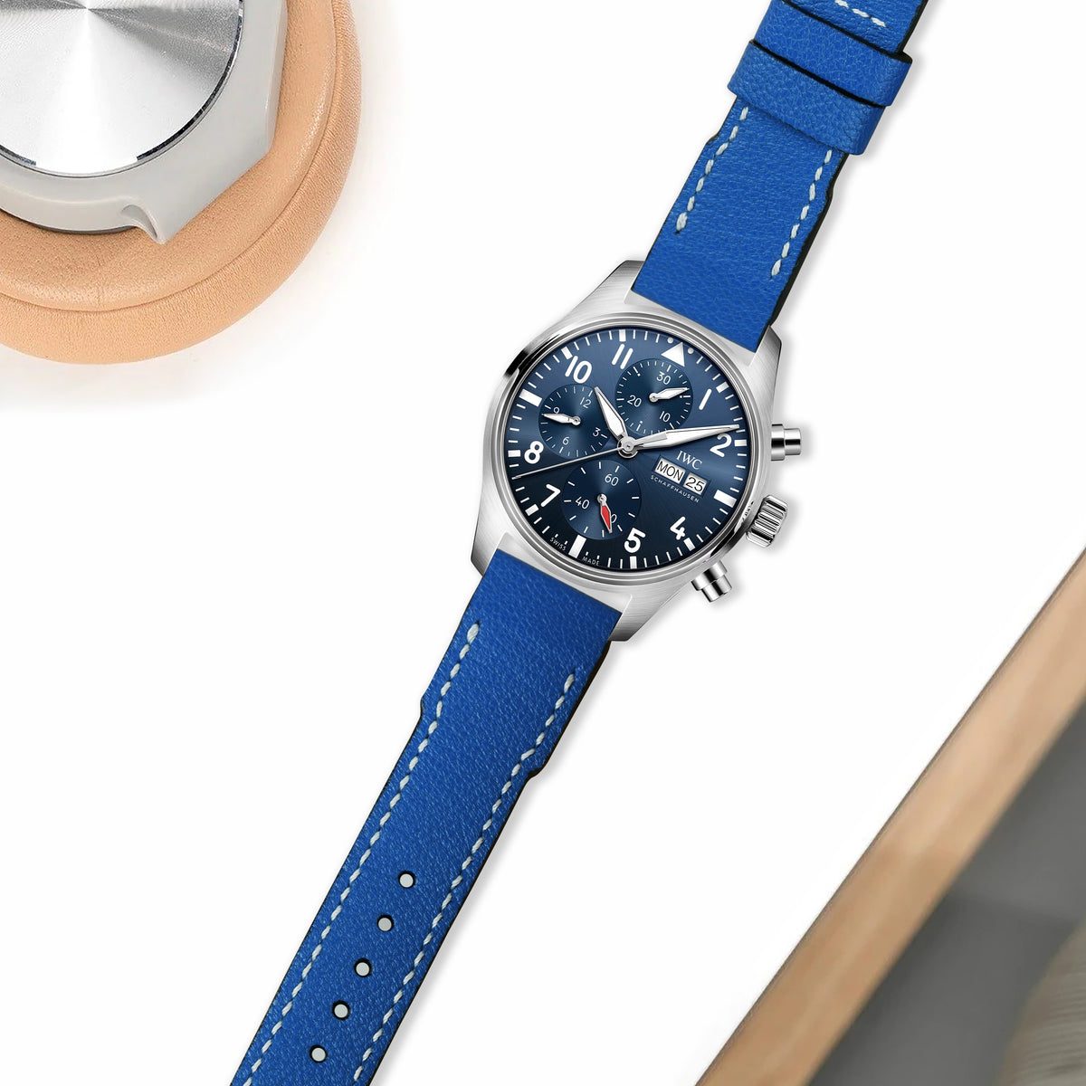 IWC純正 EasX-CHANGEブレスレット21mm (定価237,600円) IWC Easx Change Straps - Diablo Natural – Liger Straps