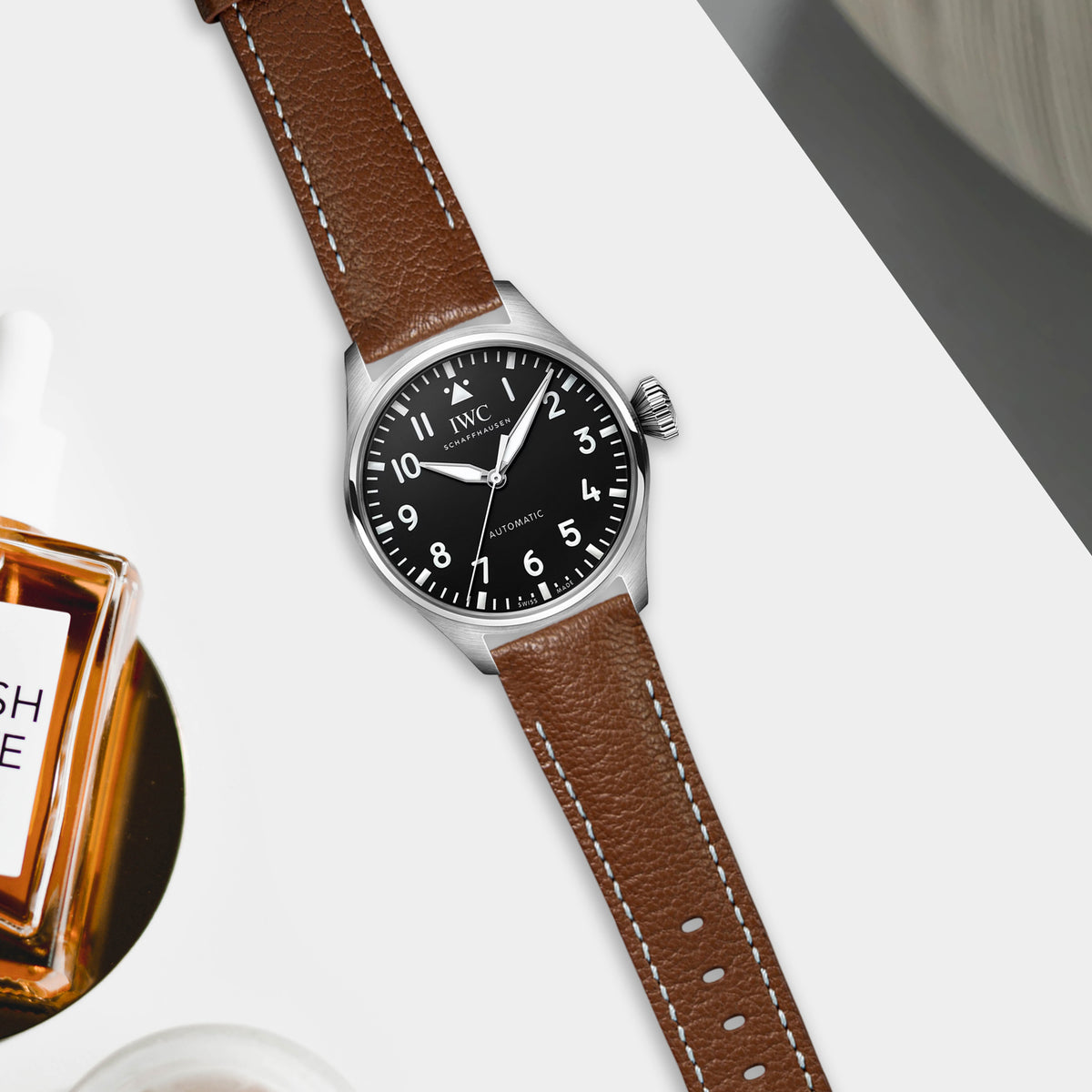 IWC Easx Change Straps - Chevre Brown – Liger Straps