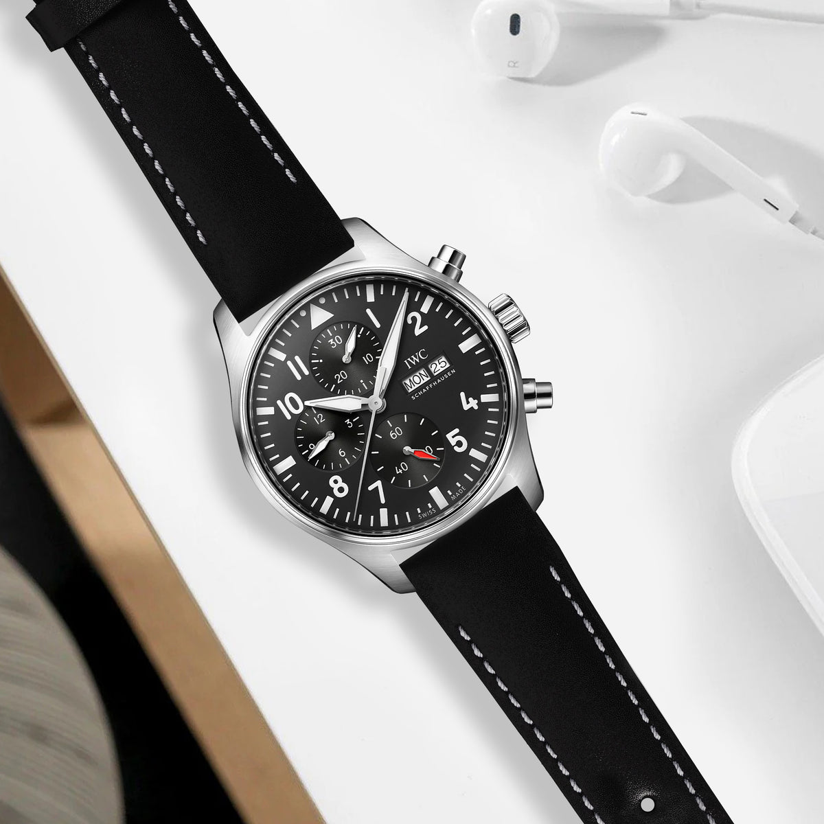 IWC Easx Change Straps - Cordovan Black – Liger Straps