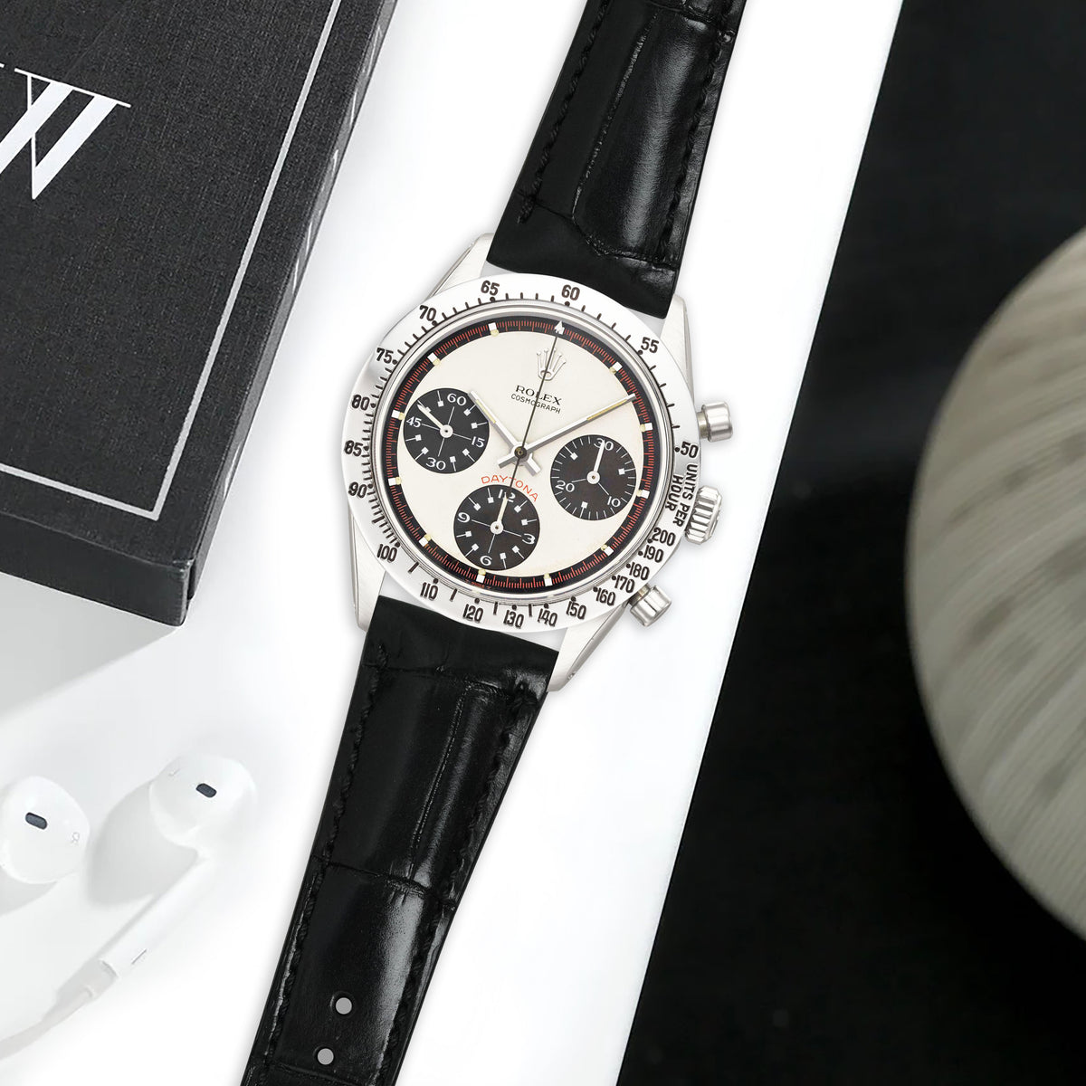 Rolex Daytona Straps - Croco Black – Liger Straps Rolex Daytona Straps - Croco Black – Liger Straps