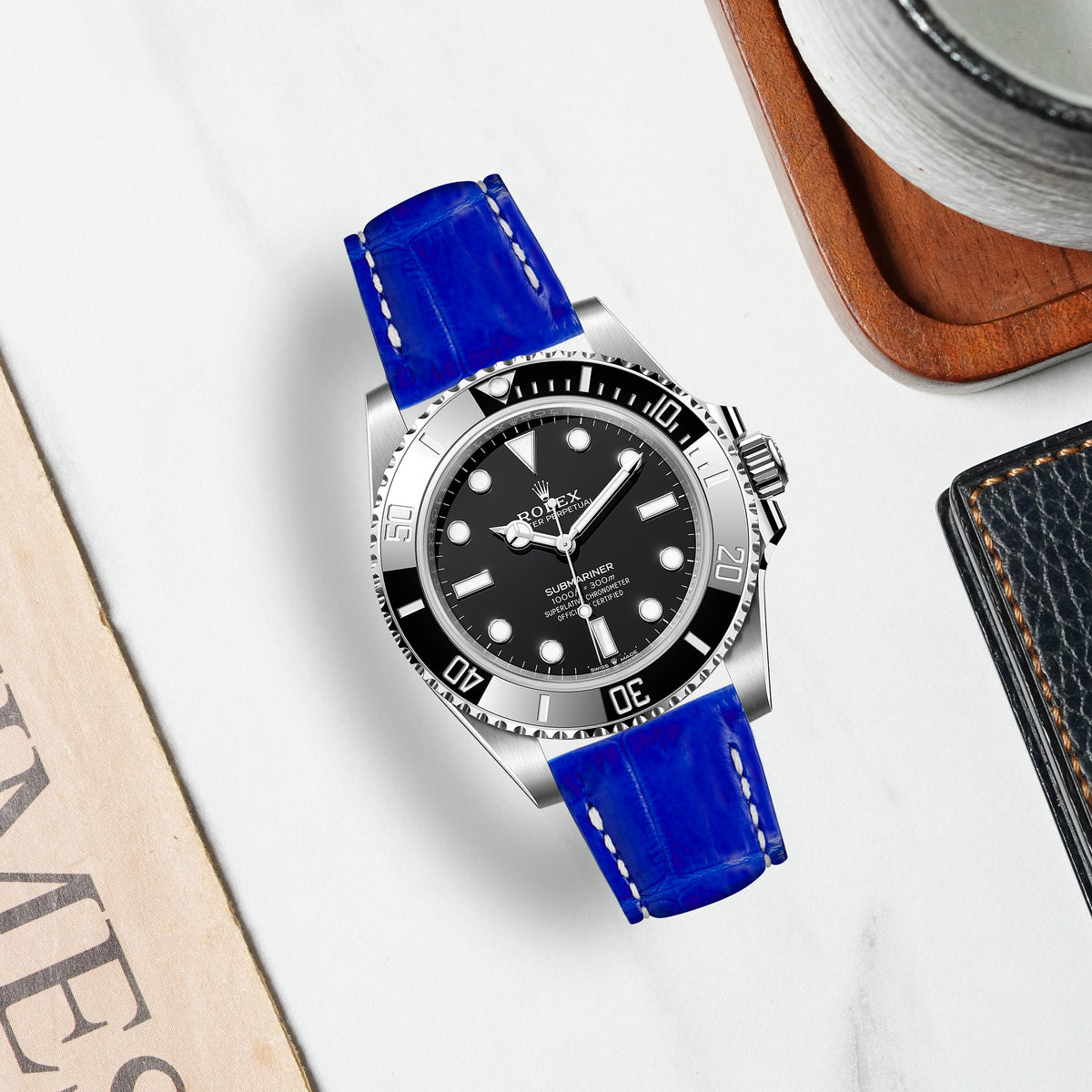 ROLEX SUBMARINER 掛時計 Luxury black Rolex Submariner home watch - E-SEVEN STORE