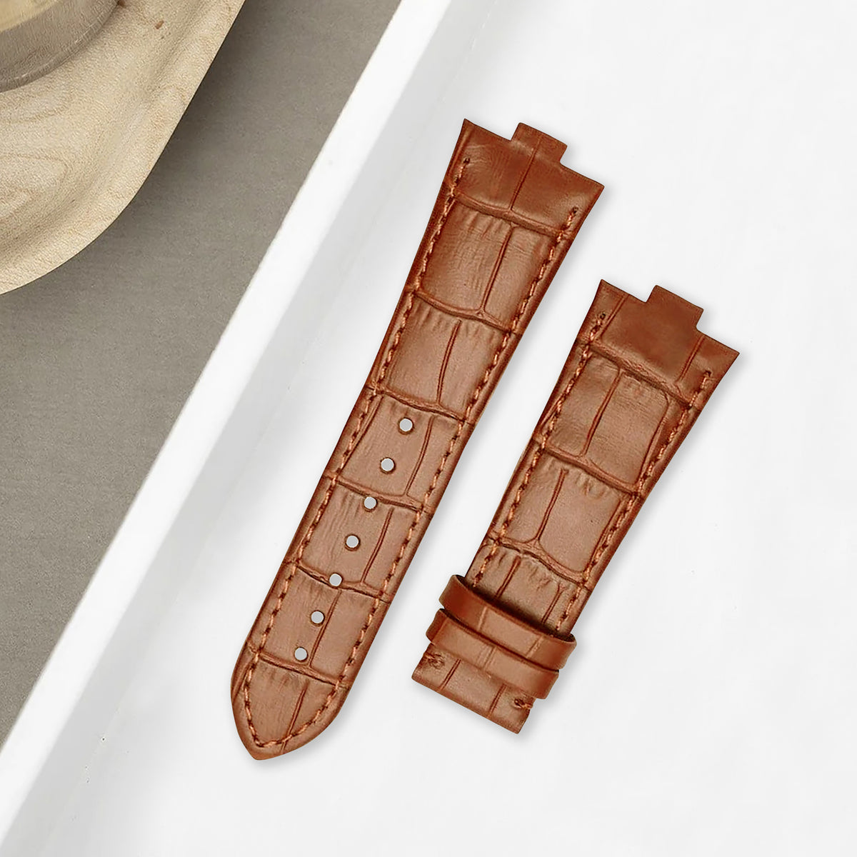 Vacheron Constantin Straps Croco Caramel Liger Straps