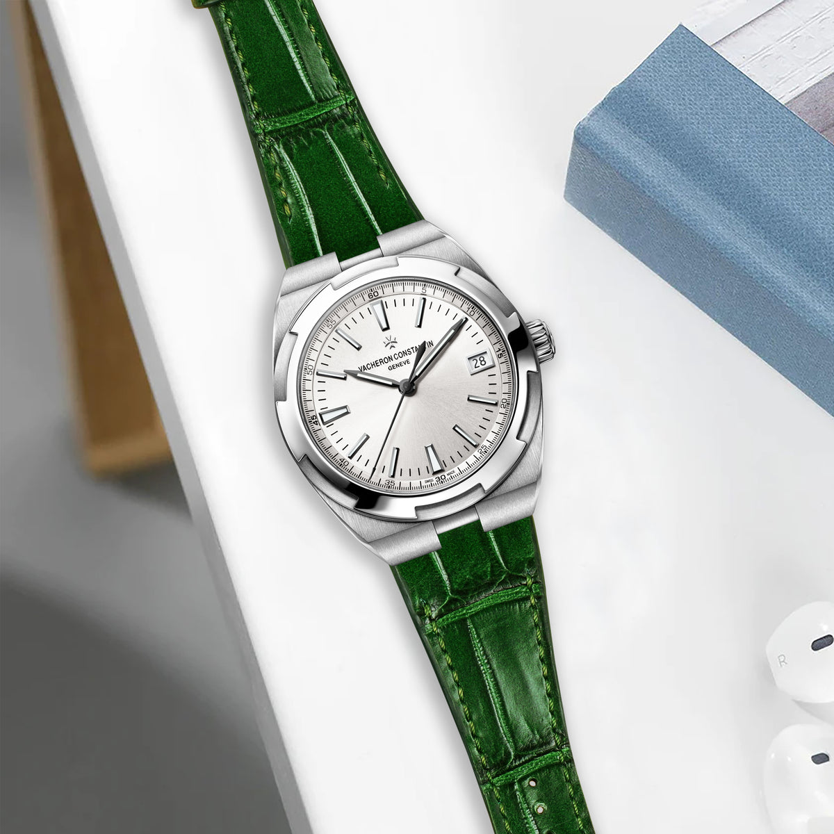 Vacheron Constantin Straps - Croco British Green – Liger Straps