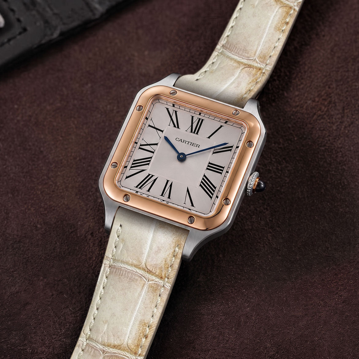 Cartier ストラップ Cartier Dumont Straps - Croco Himalayan – Liger Straps