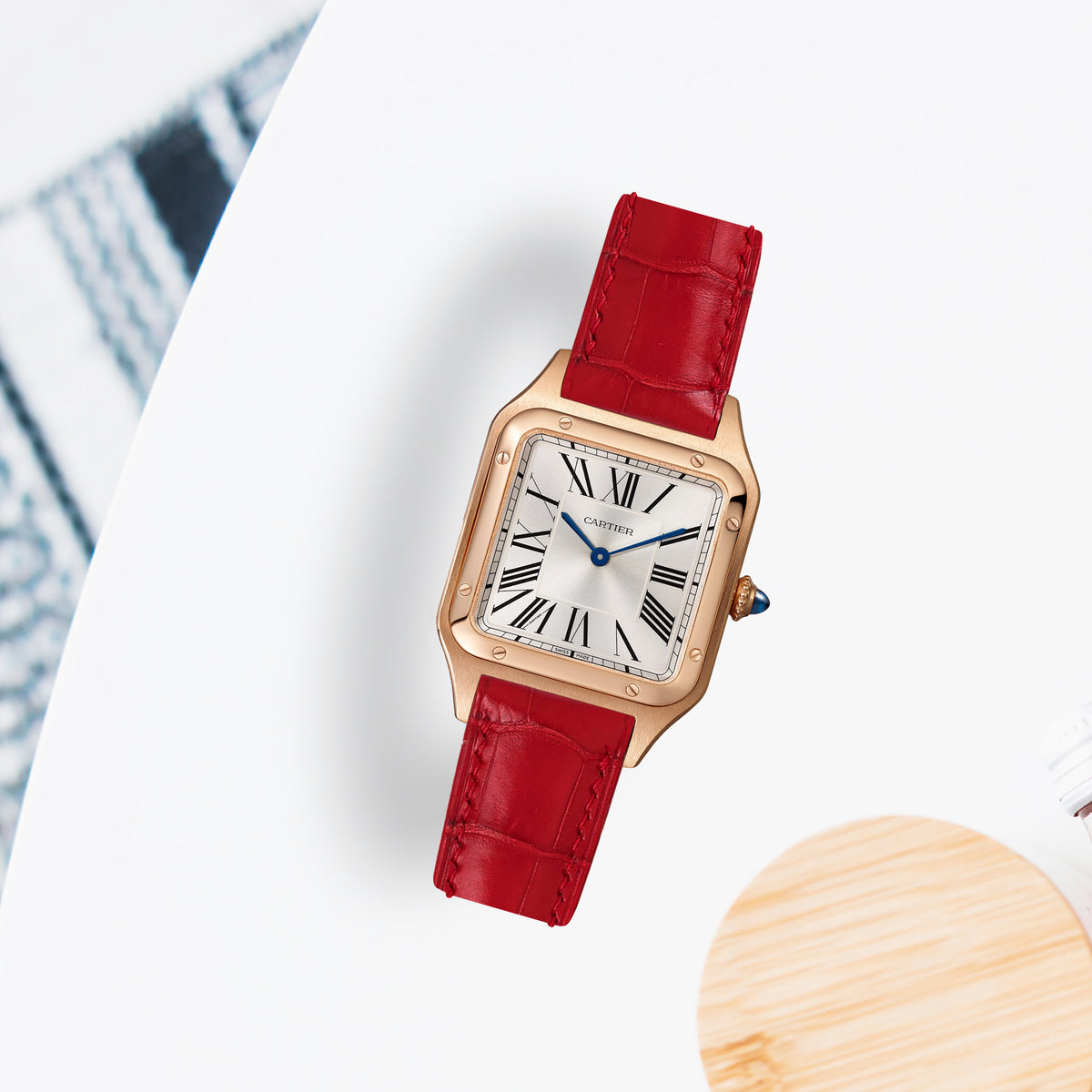 Cartier Dumont Straps Croco Red – Liger Straps