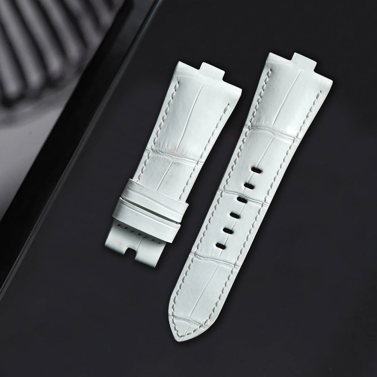 Vacheron Constantin Straps Croco White Liger Straps