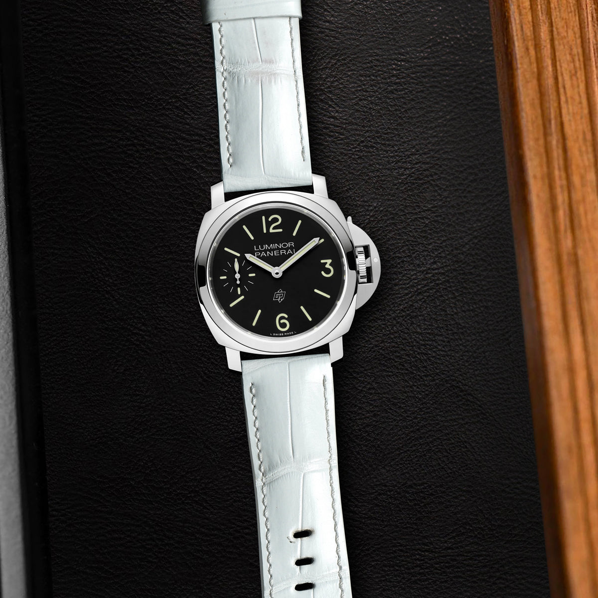 PANERAI ホワイト ラバーベルト Panerai Luminor Due Straps - Saffiano White – Liger Straps
