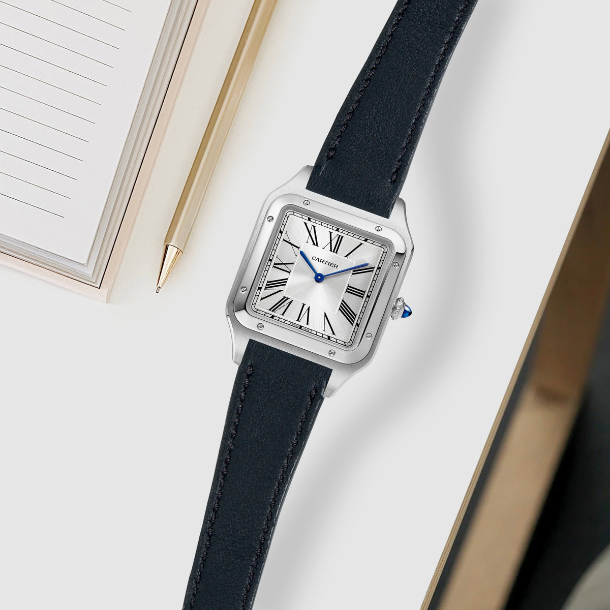 Cartier Dumont Straps - Dappled Black – Liger Straps