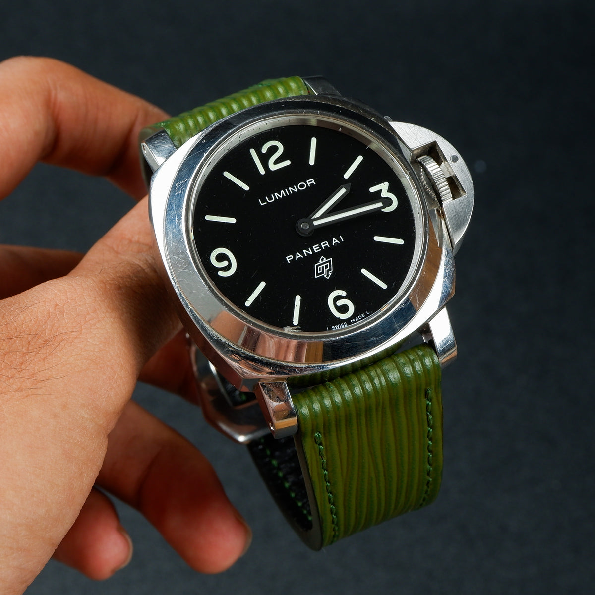 Panerai Luminor Straps - Epi Turquoise – Liger Straps