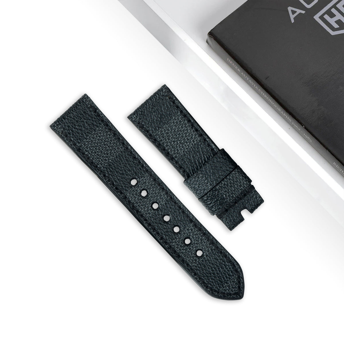 Omega Speedmaster Moonwatch Straps - Louis Vuitton Graphite Logo