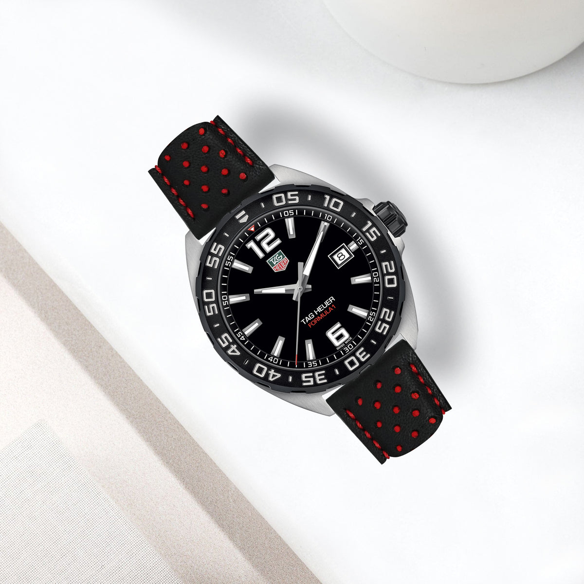 Tag Heuer Formula Straps Racing Black Red – Liger Straps