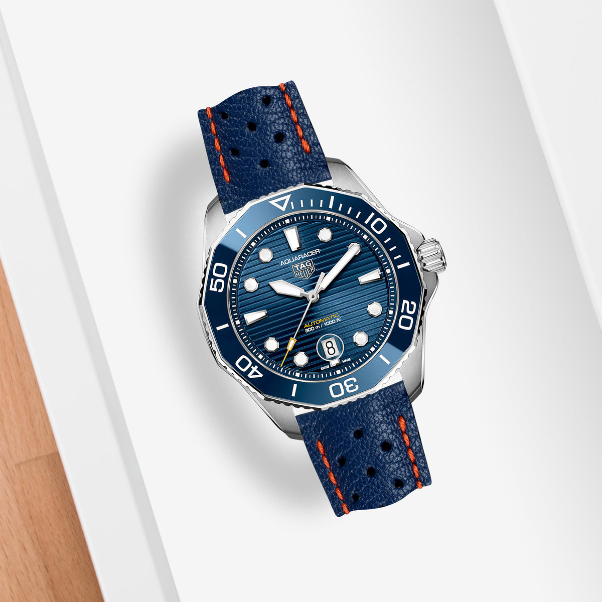 Tag Heuer Aquaracer Straps - Racing Navy Blue – Liger Straps