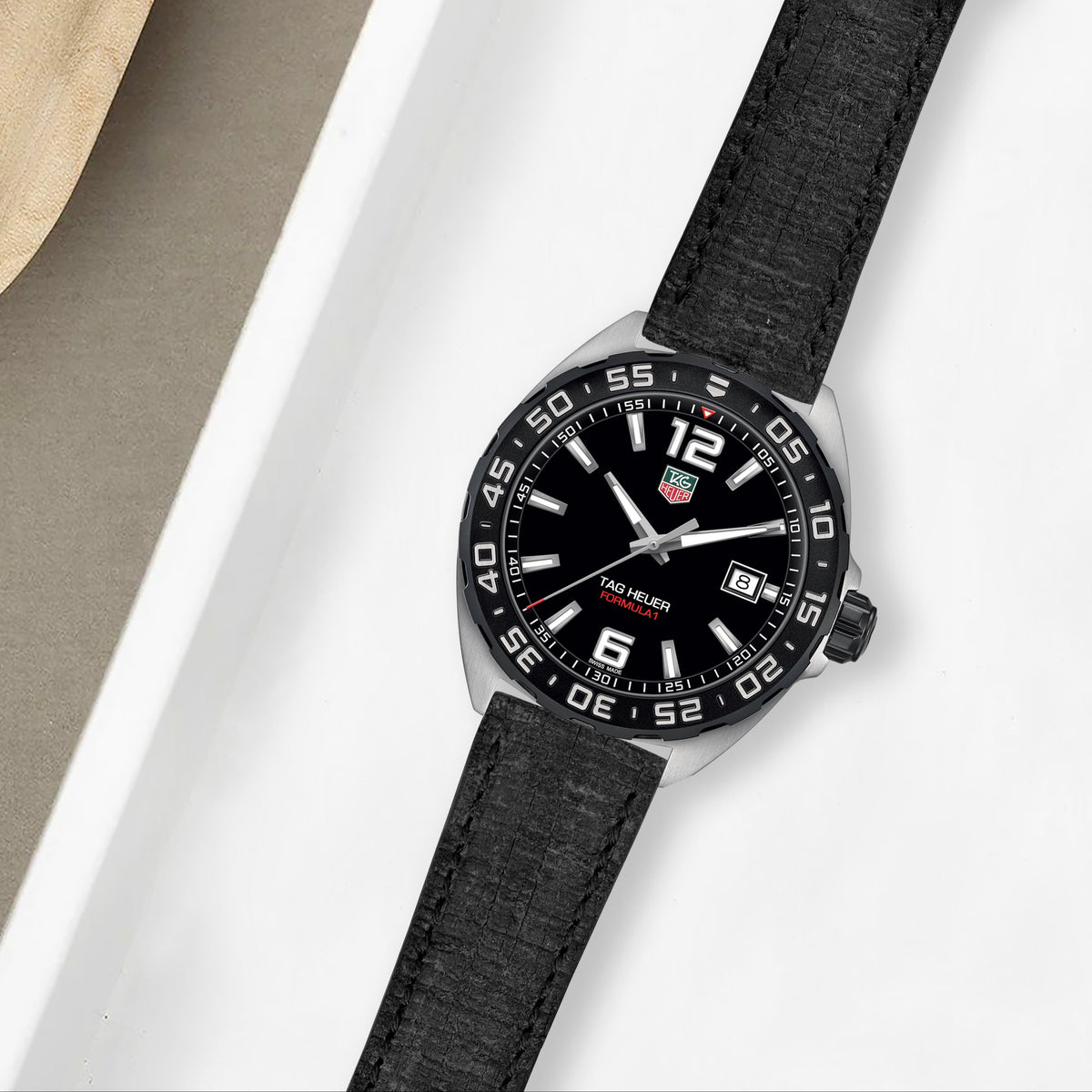 Tag Heuer Formula 1 Straps - Rocher Black – Liger Straps