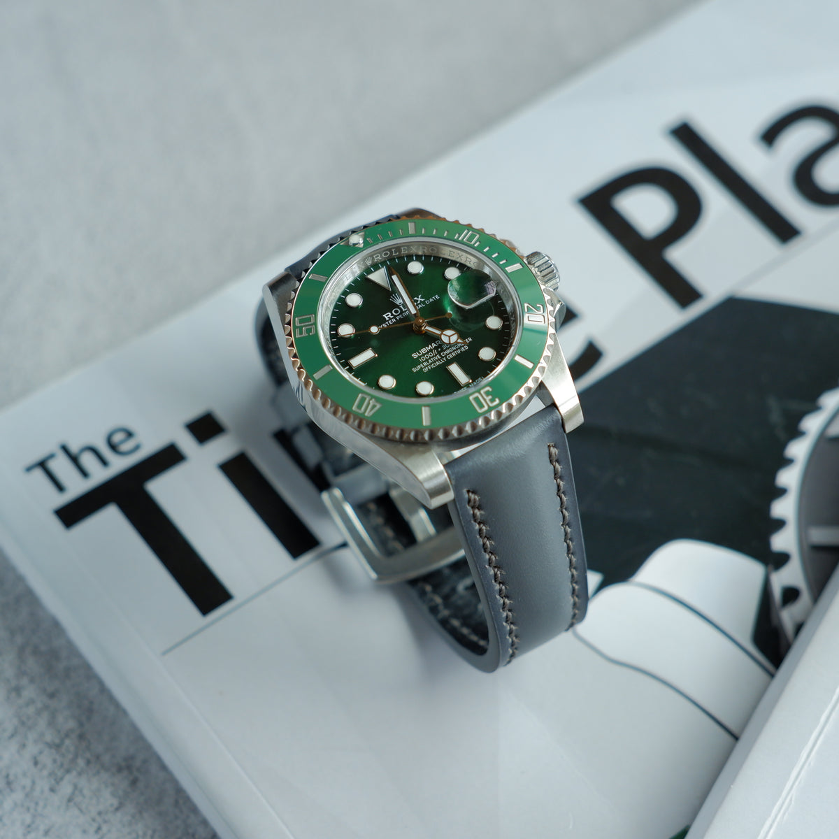 Rolex Submariner Green Hulk Straps - Dappled Green – Liger Straps