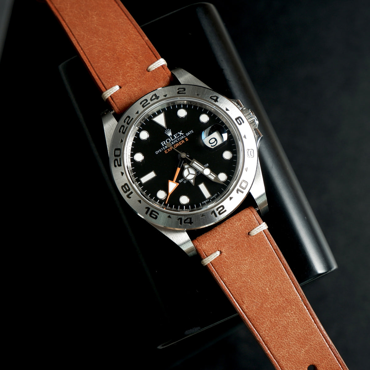 Rolex Explorer Straps Minimalist Diablo Brown – Liger Straps