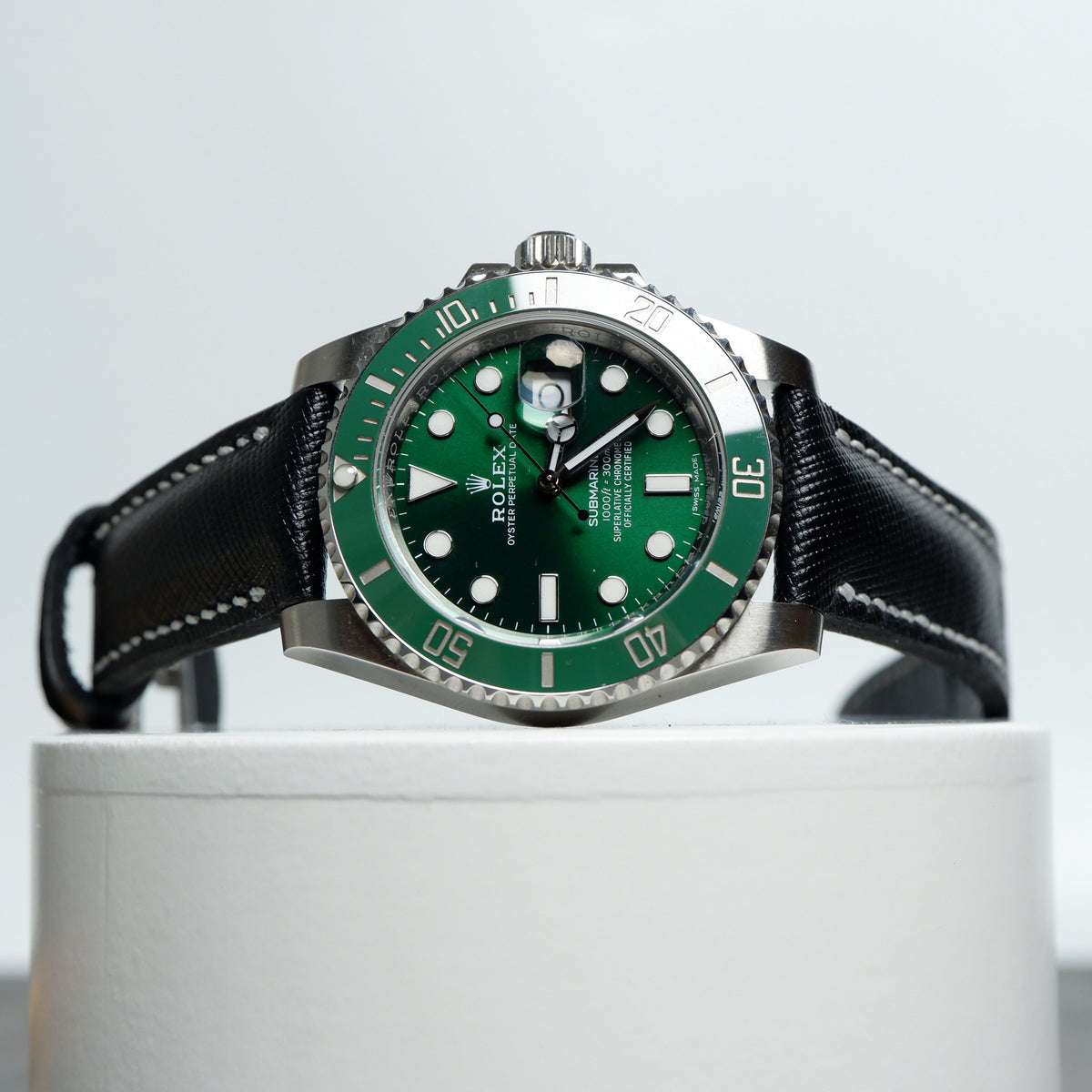 Rolex Submariner Green Hulk Straps - Saffiano Dark Green – Liger Straps